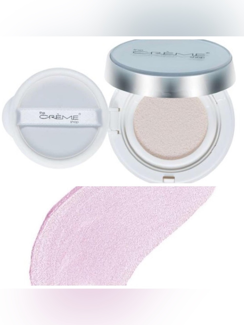 The Crème Shop Ready Set Glow Cushion Highlighter in Crystal pink new in
